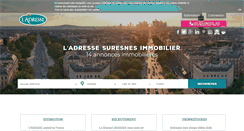 Desktop Screenshot of ladresse-suresnes-montvalerien.com