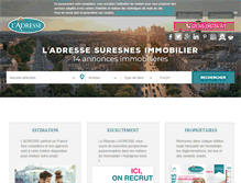Tablet Screenshot of ladresse-suresnes-montvalerien.com
